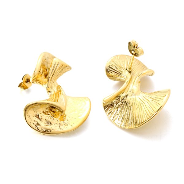 Pendientes de Pétalo Abstracto